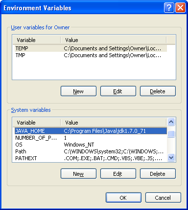 Edit the environment variables. Edit the system environment variables на русском.