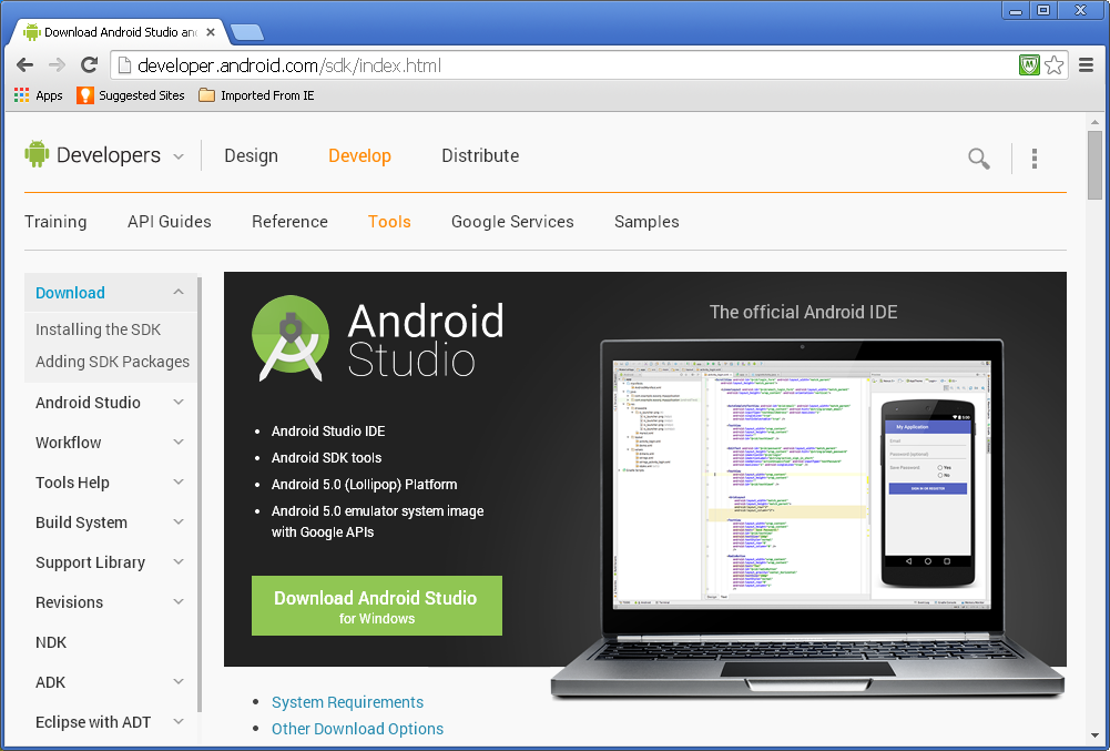 Android sdk c Android sdk c